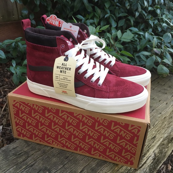 vans mte red